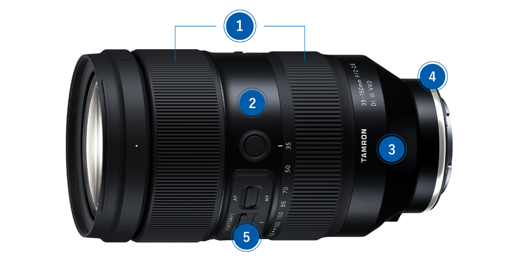 TAMRON 35-150mm F/2-2.8 Di III VXD (דגם A058) TAMRON 35-150mm F/2-2.8 Di III VXD (דגם A058)