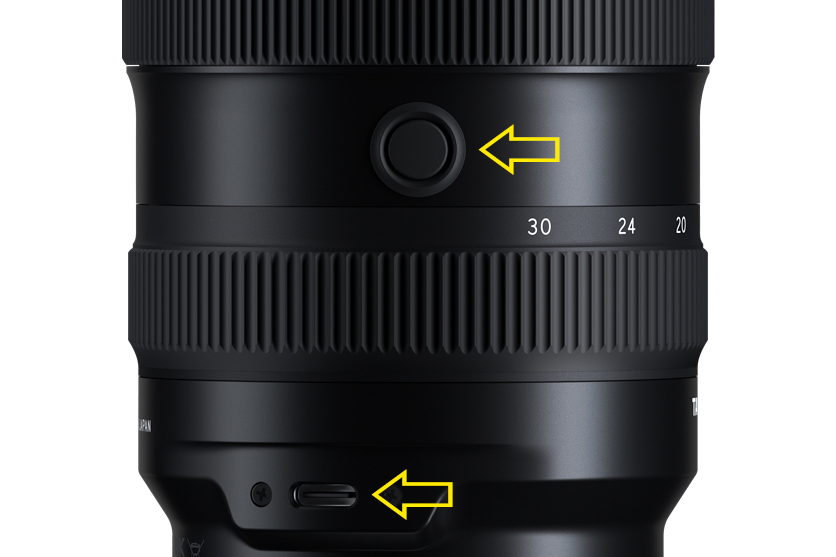 כפתור הגדרת פוקוס 16-30mm F2.8 G2 A064 TAMRON Lens Utility